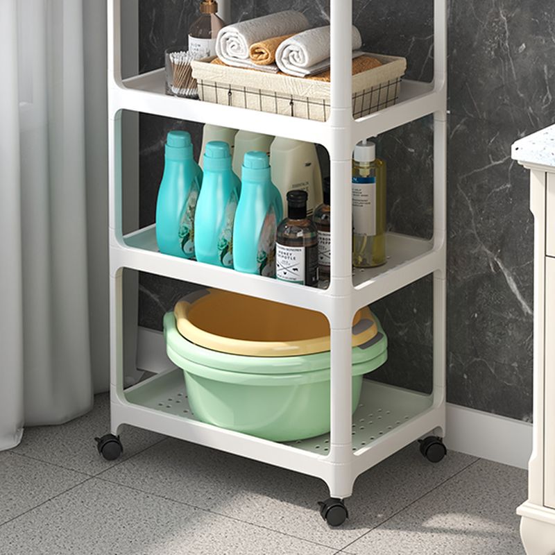 Art Deco Polymerized Material Rectangle Chalk Finish Shoe Rack for 1-20 Pairs in Drawing Room