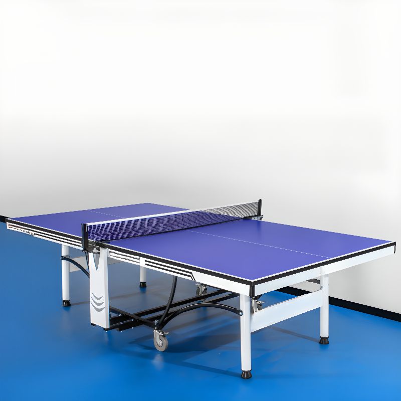 Indoor Ping Pong Table with Ink/Cerulean Synthetic Laminate Top