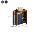 Art Deco Bambusa Rectangle Shoe Rack with 7 Shelves/6 Shelves/5 Shelves, Floor Mounted for 11-20 Pairs/1-10 Pairs/21-30 Pairs in Drawing Room