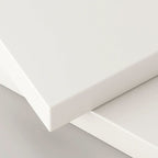 Writing Desk with Storage, Abrasion Resistance, Sleigh Base with Exterior Shelf in Ink/Chalk/Natural, Unattached Hutch Option