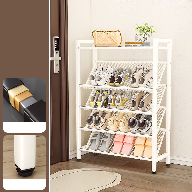 Modern Steel Shoe Shelf with 5 Tiers/4 Tiers/3 Tiers and Unattached Shelf