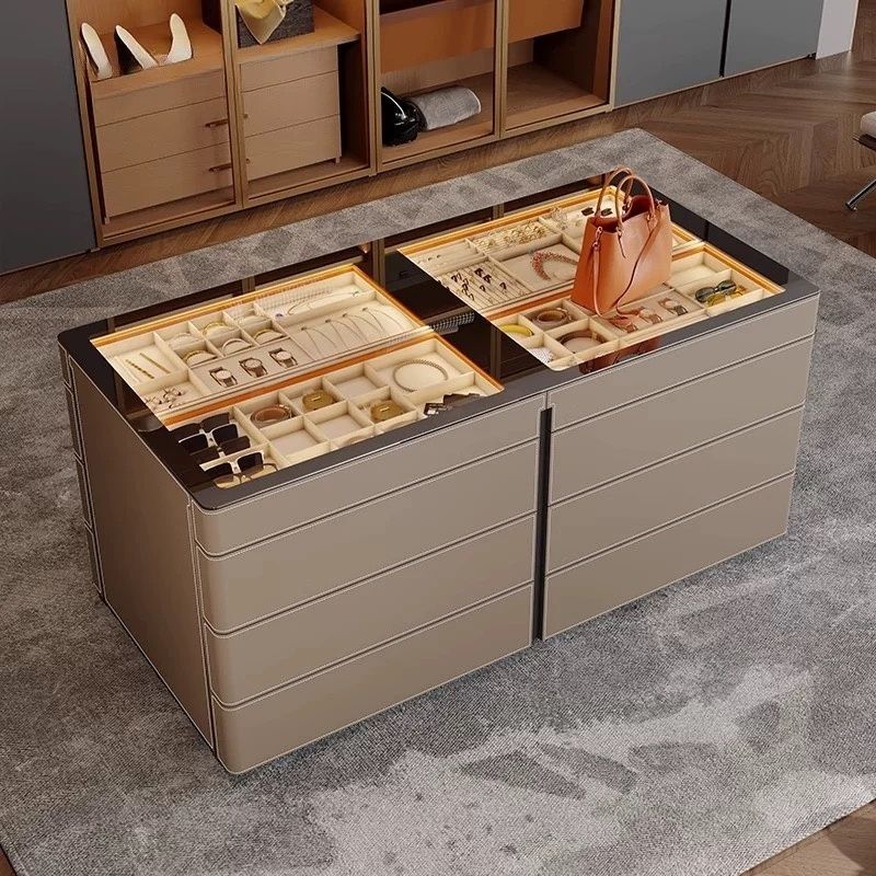 Modern & Contemporary Manufactured Wood Jewelry Armoire