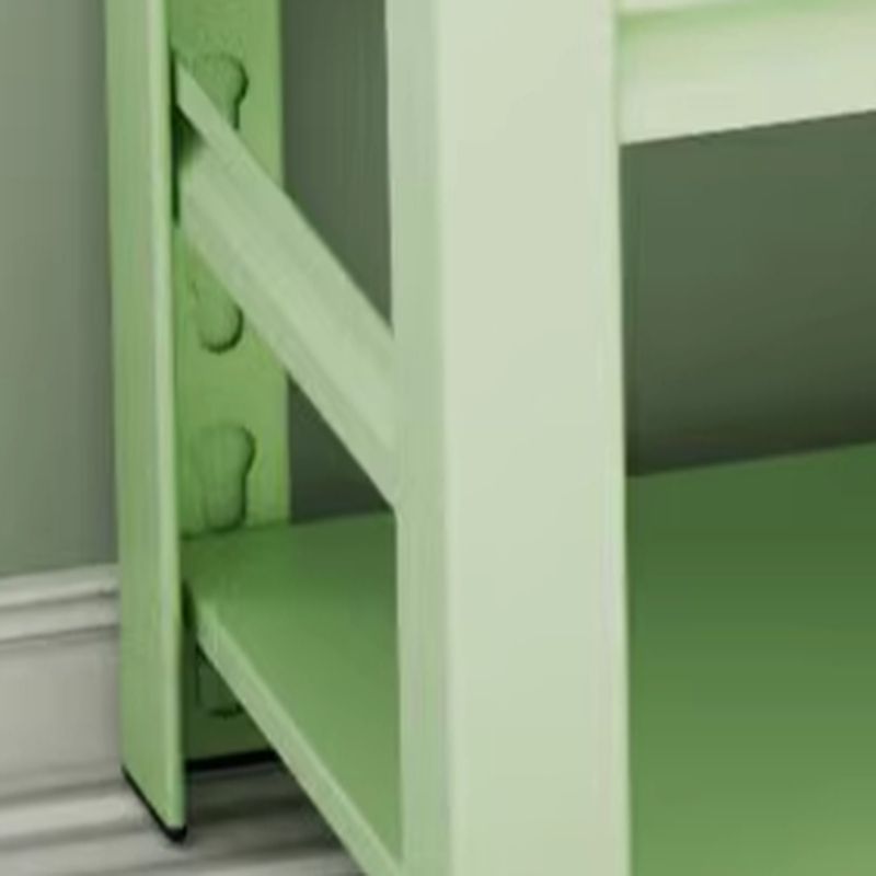 Light Green Casual Cabinet Shelf with 4/5/6 Tiers in Rectangle Shape