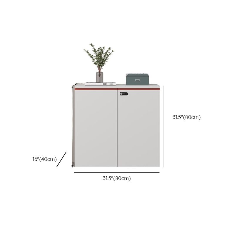 Chalk Laminate Supplies Cabinet with Shelves, Drawers, Locking Door, and 4 Legs/8 Legs/6 Legs in 2-Wide/4-Wide/3-Wide Compartments