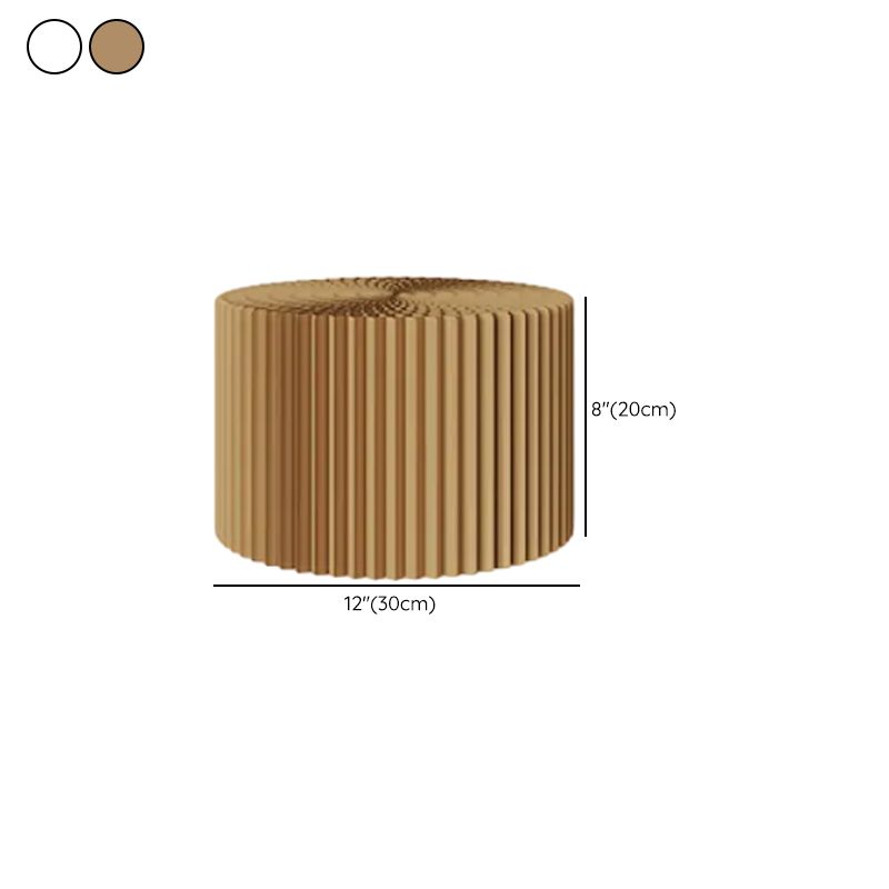 Environmentally Friendly Orbicular Display Table with Stump Base, Up to 19 in Height, Unfinished Finish