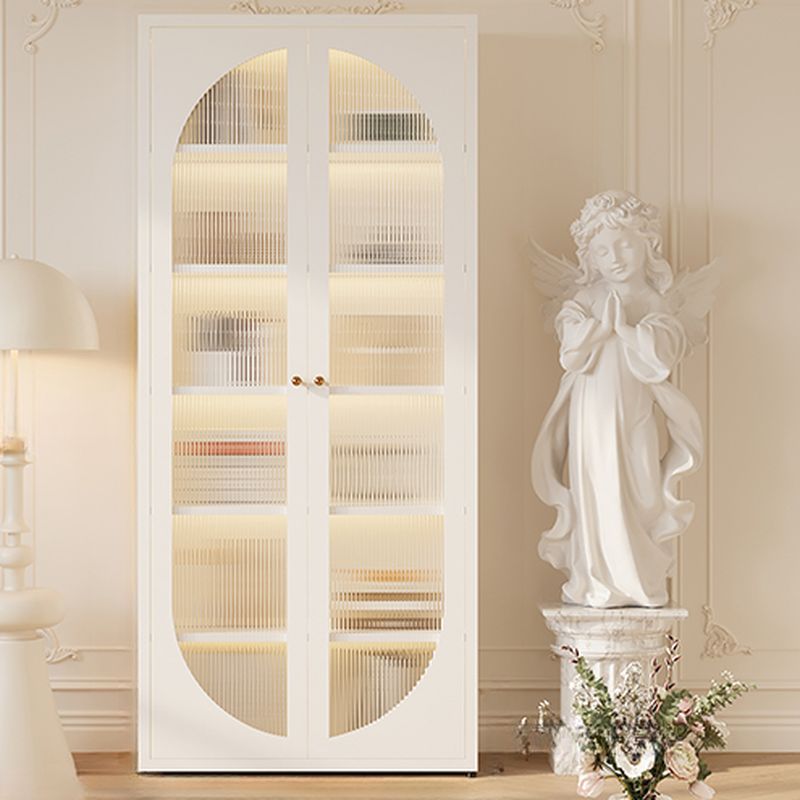 Steel Vertical Organizer Shelf with 2 Cabinets/1 Cabinet, 6-Shelf, and Closed Back
