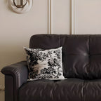 Tear Resistant Standard Sofa/Loveseat/Single Sofa in Black with 1 Pillow