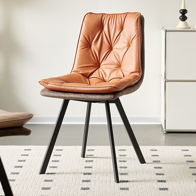 Dinette Button-tufted Side Chair with Foot Pads