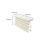 Chalk Display Table with Folding Feature, Rectangular Shape, 30 to 39 in Height, Unfinished Finish, and Various Table Sizes and Desk Widths