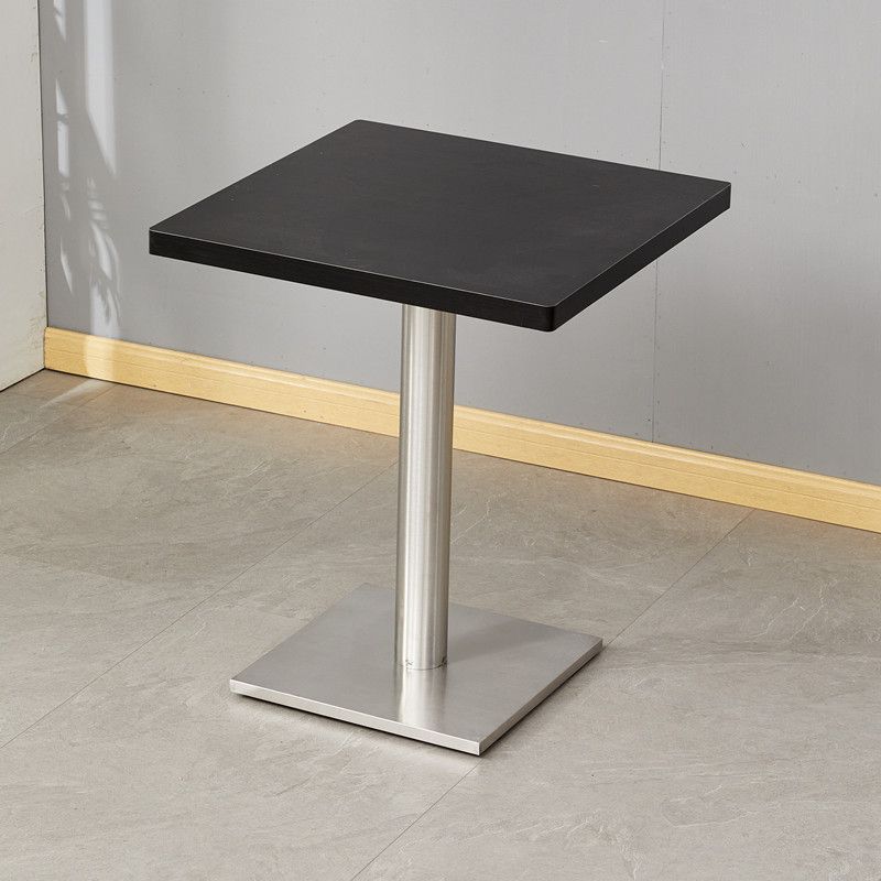Veneer Dining Table with Pedestal Base, Heatproof, Seating for 4/2-seater/Seats 3