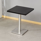 Veneer Dining Table with Pedestal Base, Heatproof, Seating for 4/2-seater/Seats 3