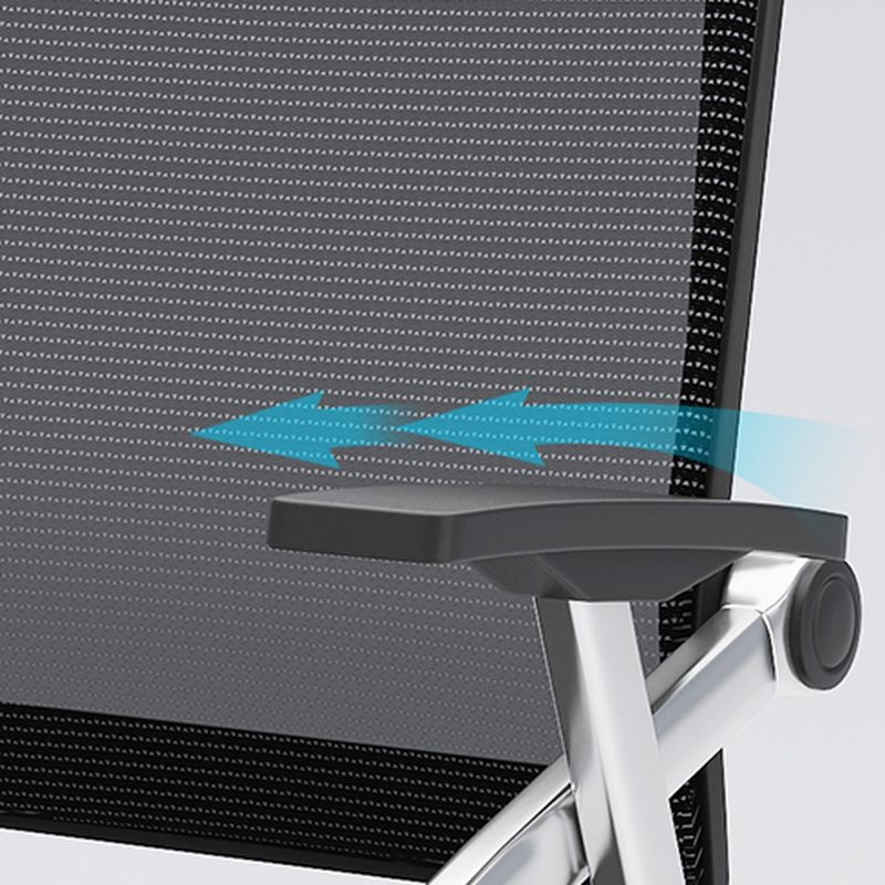 Solid Color Multipurpose Chair with Handrail, Foldable Metal Frame, 1 Chair for Tile Flooring