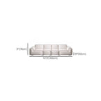 Midnight Black/White Standard Sofa/Loveseat with Armrest for Drawing Room