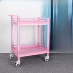 Modern Plastic Tool Utility Cart All Ages with 3 Shelves/2 Tiers