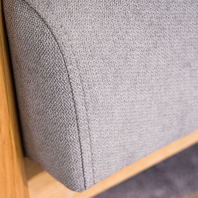 Comfortable Scandinavian Sofa with Foam Cushioning and Non-Skirted Design