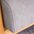 Comfortable Scandinavian Sofa with Foam Cushioning and Non-Skirted Design