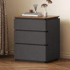 Casual Raw Wood Bachelor Chest/Semainier with 5/4/3 Drawers in Vertical Orientation