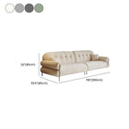 Modish Solid Color Stain Resistant Standard Sofa/Loveseat for 3-seater/4-seater/5 Person