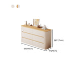 Casual Composite Wood Console Dresser/Bachelor Chest with 8/6/4 Drawers in Horizontal/Vertical Orientation