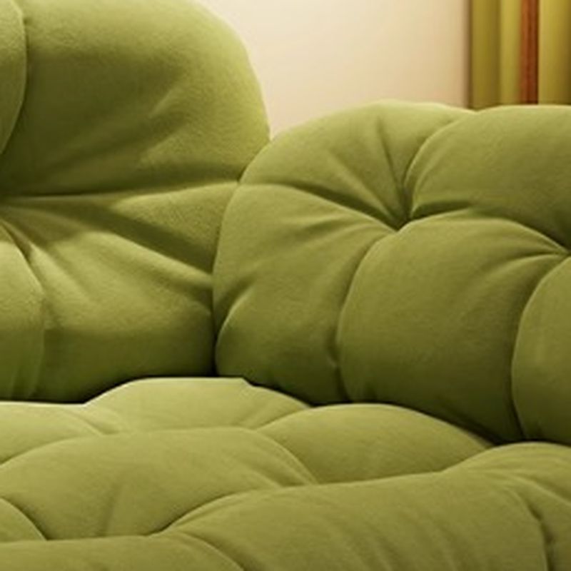 Modern Standard Sofa in Midnight Black/Dove Grey/White with Armrest