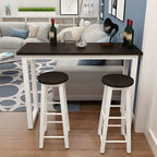 Modern Home Bar Set with No-Distressing and Non-Swivel Design
