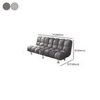 Simple Rainproof Futon Convertible Sofa with Tufted Back Loveseat, Stitch-tufted, Full/Queen Bed Size