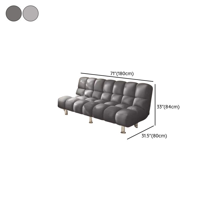 Simple Rainproof Futon Convertible Sofa with Tufted Back Loveseat, Stitch-tufted, Full/Queen Bed Size