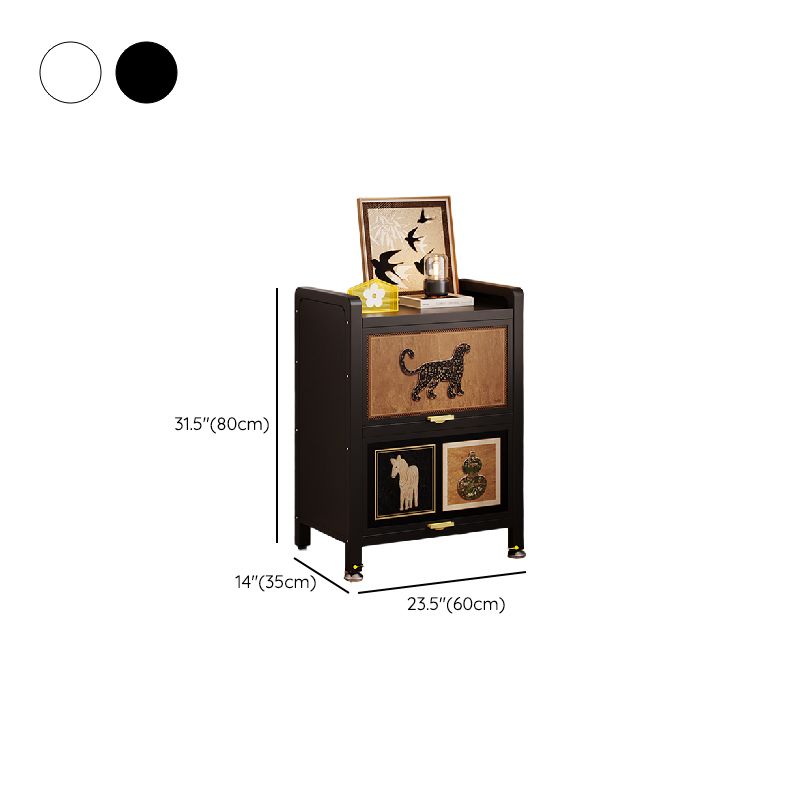 Detached Accent Cabinet with Damp-proof Steel Countertop