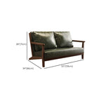 Modern Simple Style Single Sided Booth in Light Gray/Jade Green/Cocoa with Armrest and Foam Upholstery