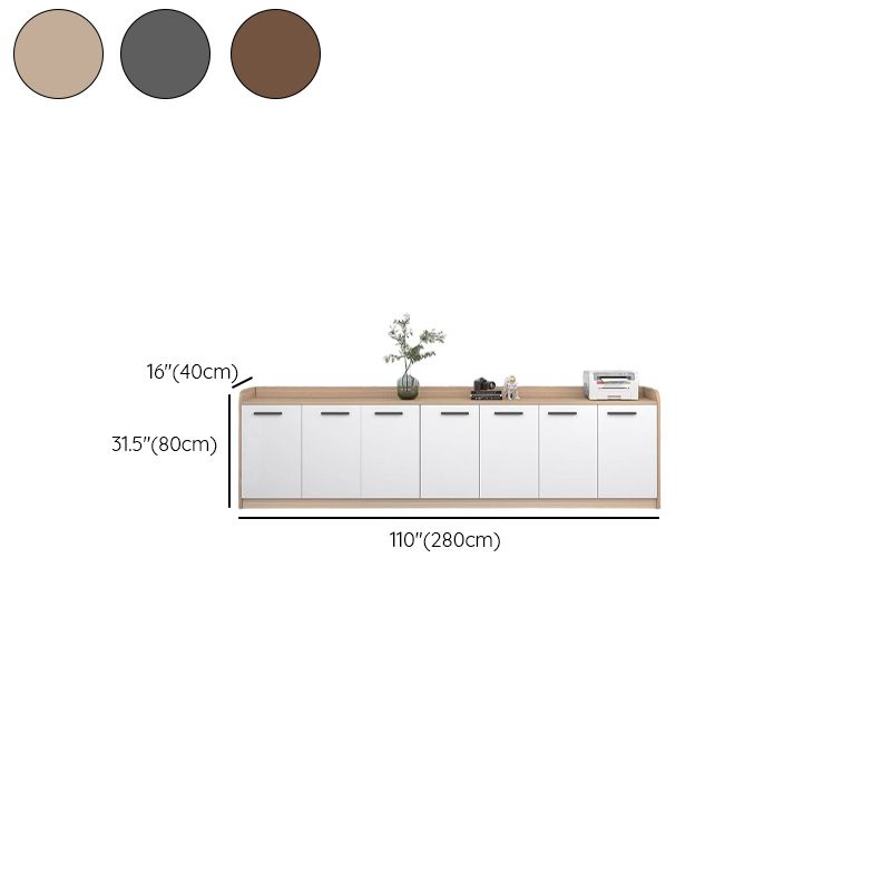 Trendy Lumber Office Storage Unit Stain Resistant with 5-Wide or more/4-Wide/3-Wide & Shelves & Cupboard & 5 Doors/4 Doors/2 Doors