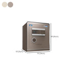 Steel Security Safe with Battery, Pry Resistant Durability, Drawers, Keys, Interior, and Shelves Included