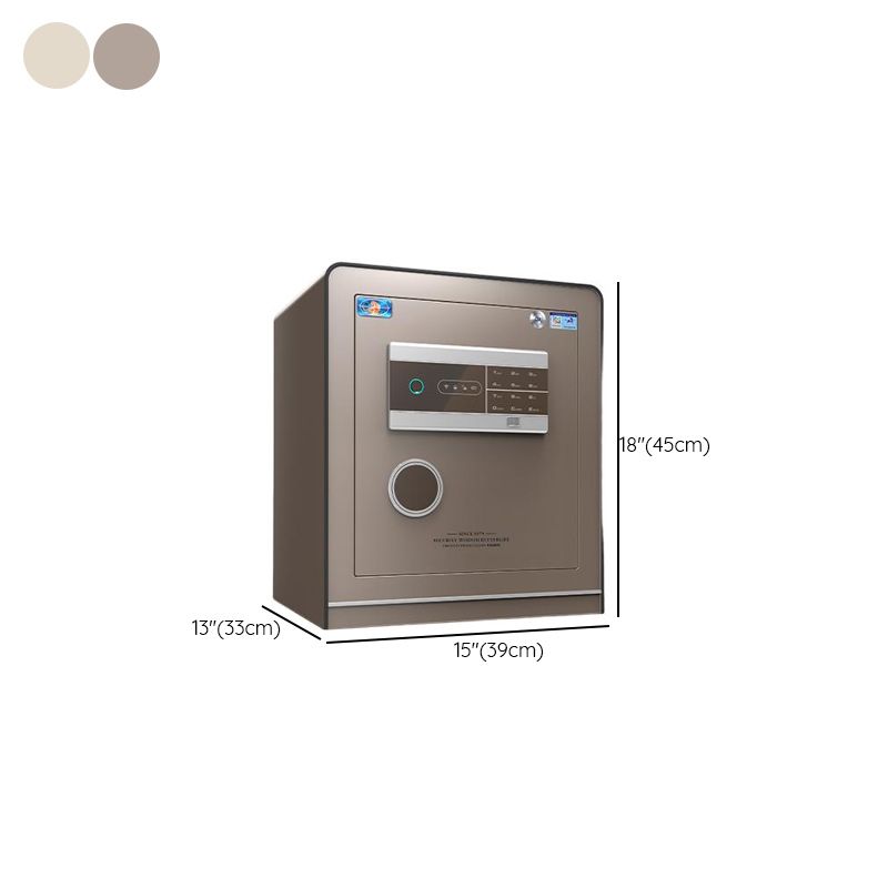 Steel Security Safe with Battery, Pry Resistant Durability, Drawers, Keys, Interior, and Shelves Included