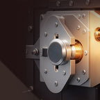 Steel Security Safe with Battery, Pry Resistant Durability, Drawers, Keys, Interior, and Shelves Included