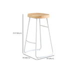 Modern Style Rectangle Wood Bar Table 1/5/9 Pieces Bar Table Set for Kitchen