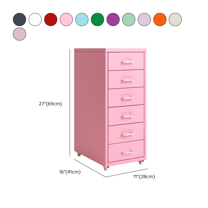 Secure, Rotatable Free Standing Vertical Filing Cabinet with Hydrophobic Finish and Legal Filing Storage