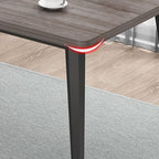 Casual Adjustable Writing Desk with Scratch-proof Parsons Base in Chalk/Sepia/Natural, Unattached with Foot Pad