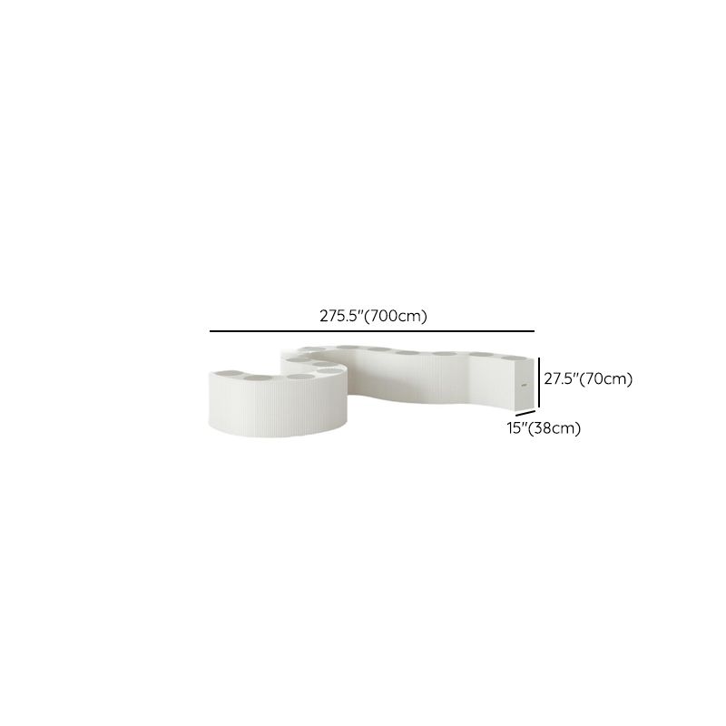 Chalk Collapsible Rectangle Up to 19 in W x 20 to 29 in/30 to 39 in/40 in & above H Unfinished Display Table with Single Pedestal Base