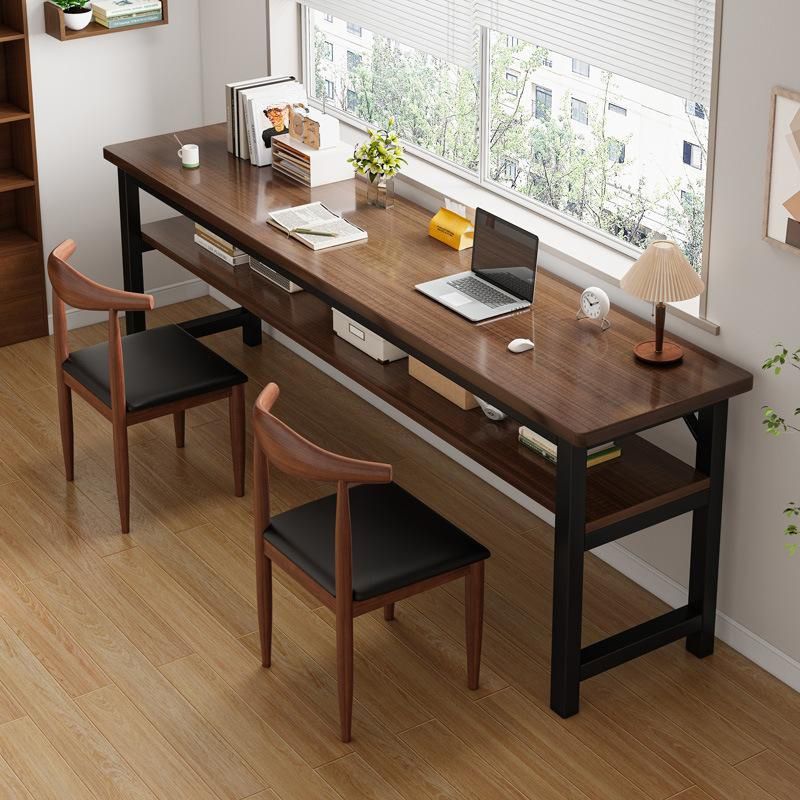 Non-Storage Feature Square 15.7'' Front-to-Back Modern Writing Office Desk Without Color