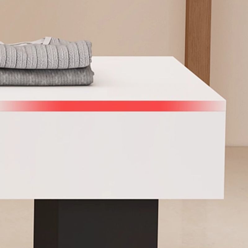 20 to 29 in W x 30 to 39 in H Beige/Black/Sepia Unfinished Rectangle Reclaimed Wood Display Table with Locker