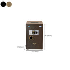 Steel Security Safe with Battery, Pry Resistant, Lockable with Keys and Interior