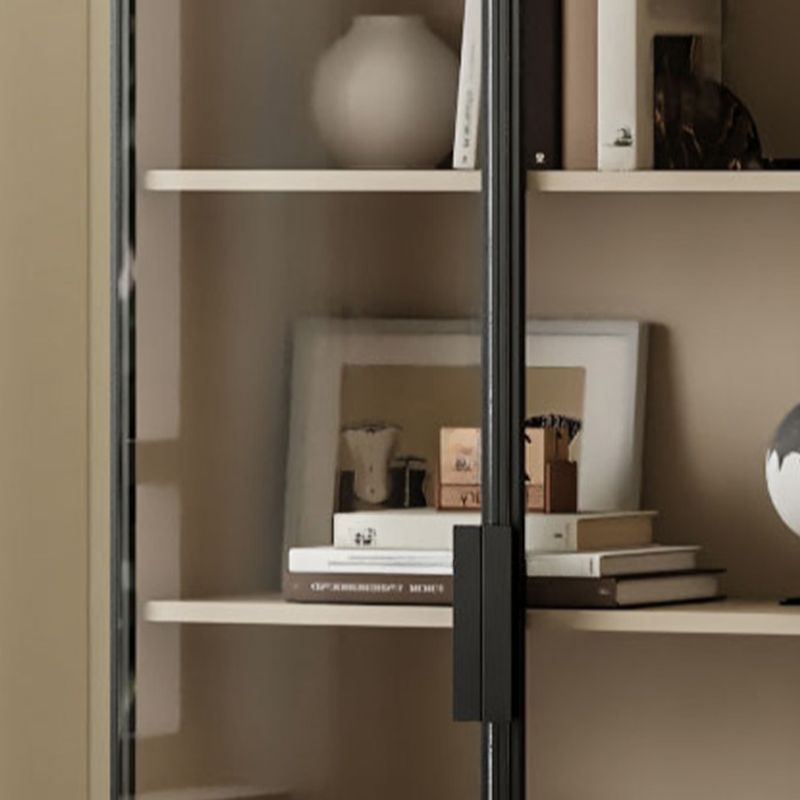Detached Accent Cabinet with Damp-proof, Scratch-immune Glazed Door, Grip Bars in Chalk, and Soft Close Drawer