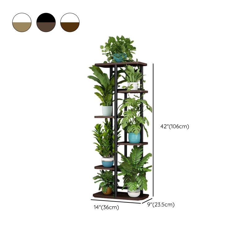 Trendy Rectangle Timber Flower Stand with 8/7/6 Shelves