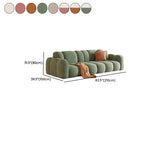 Standard Sofa/Loveseat in Flannel with Rose/Butter Color/Light Green Upholstery and Armrest