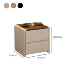Modish Nightstand With Drawer Organization and Lumber Countertop with Leg