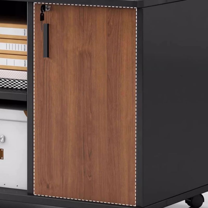 Scratch Resistant Base Cabinet with Transportable Stockroom and 2-Wide/3-Wide Compartments