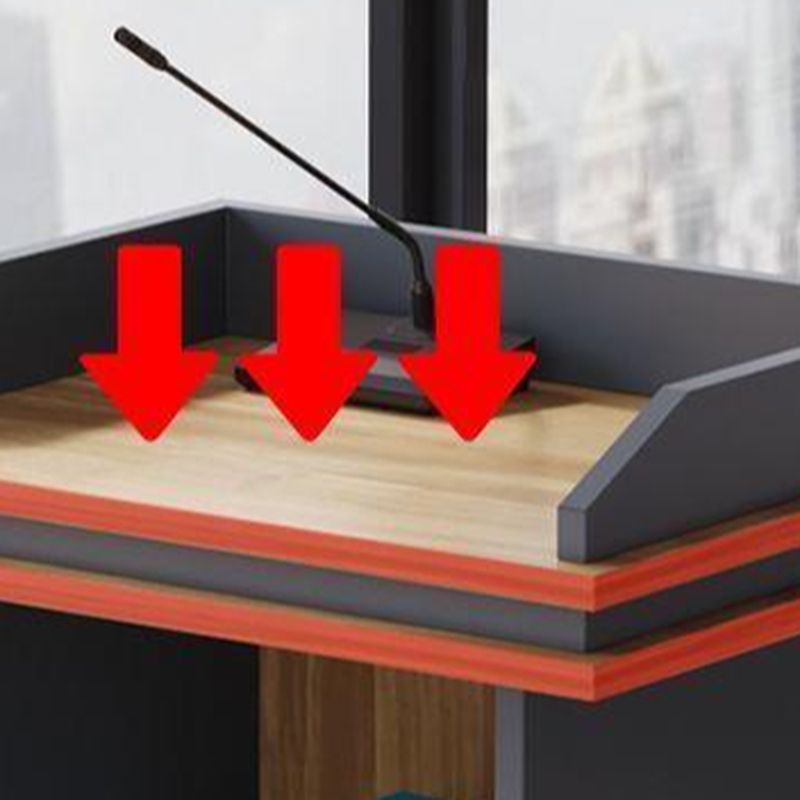 Modern Full Podium with Storage and Rollers