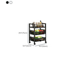 Portable Center with Metal Countertop and Basket Options: 2/3/4 Baskets