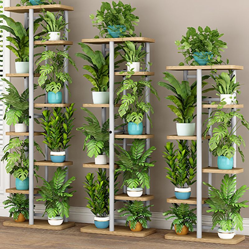 Trendy Rectangle Timber Flower Stand with 8/7/6 Shelves
