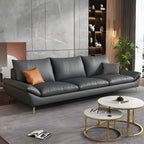 Modern High-Density Sponge Sofa with Water Resistant Seat and Included Pillow