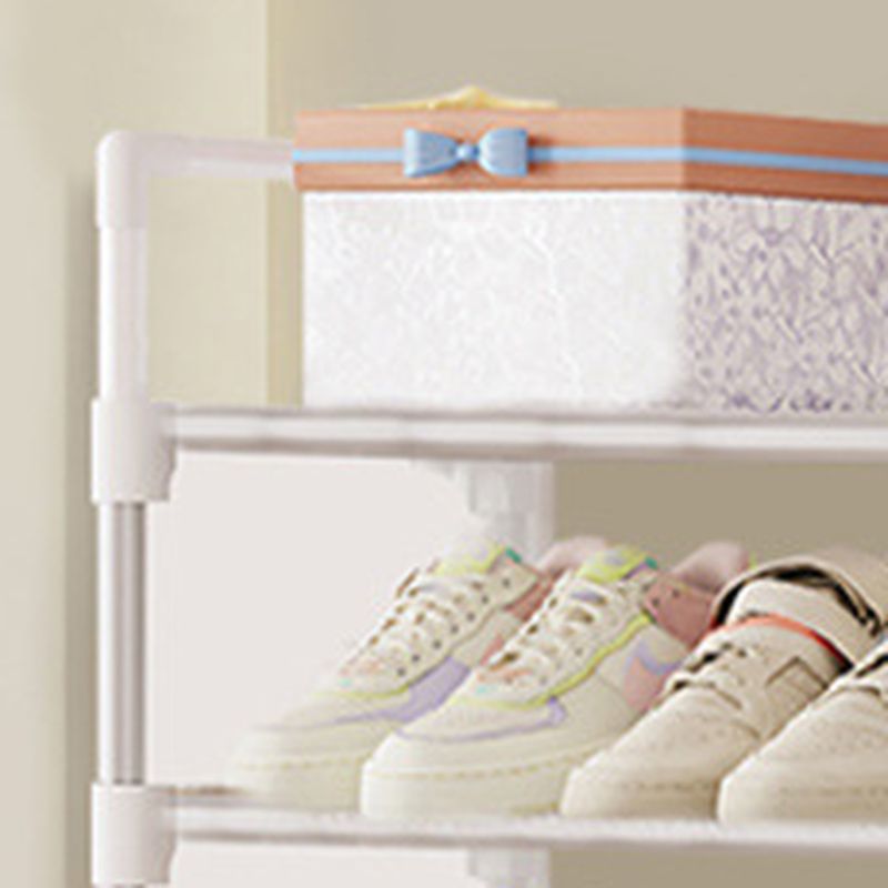 Clear Synthetic Material 7-tier/6 Tiers/5 Tiers Shoe Shelf